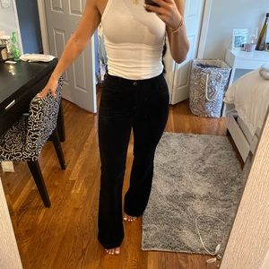 J brand velvet white leg jeans